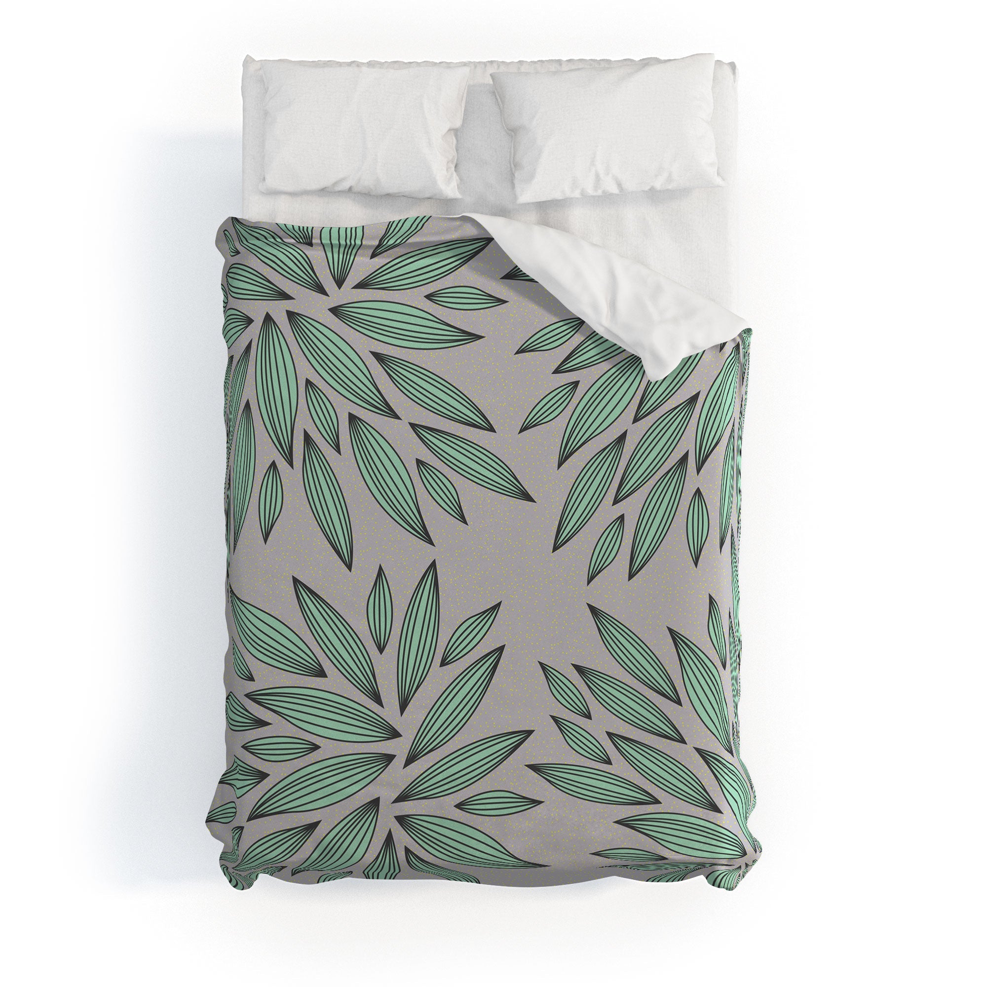 Gabi Mint Duvet Cover