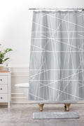 Gabriela Fuente Architecture silver Shower Curtain And Mat