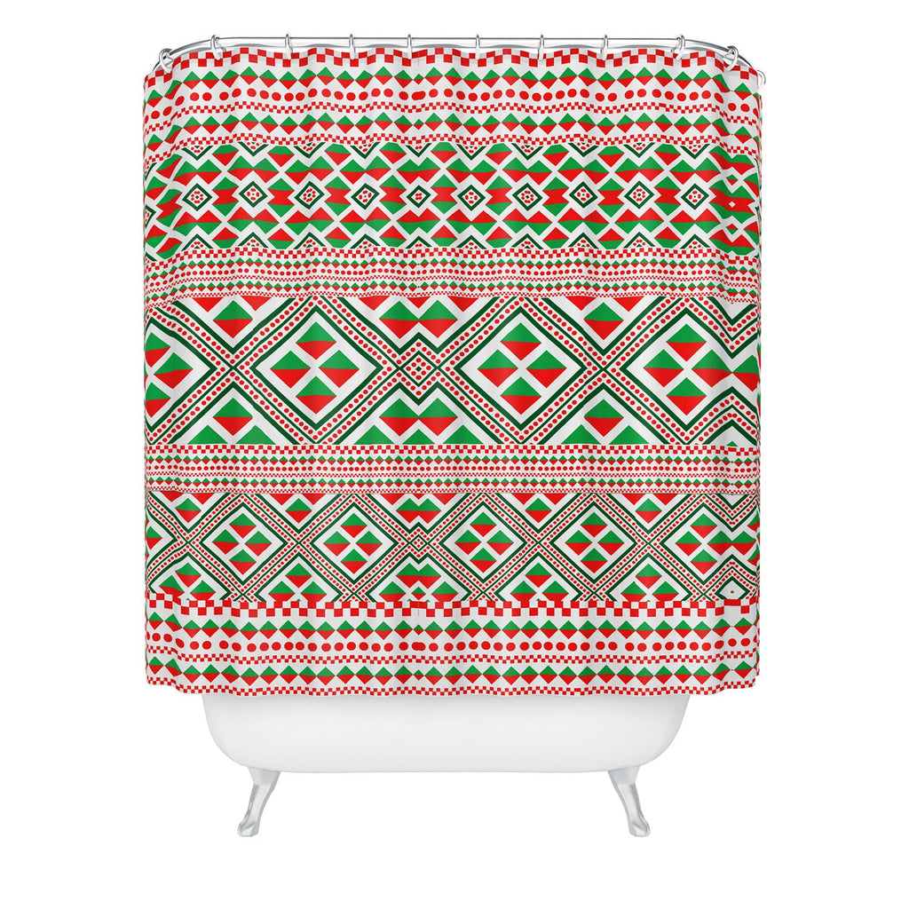 Gabriela Fuente Christmas Shower Curtain
