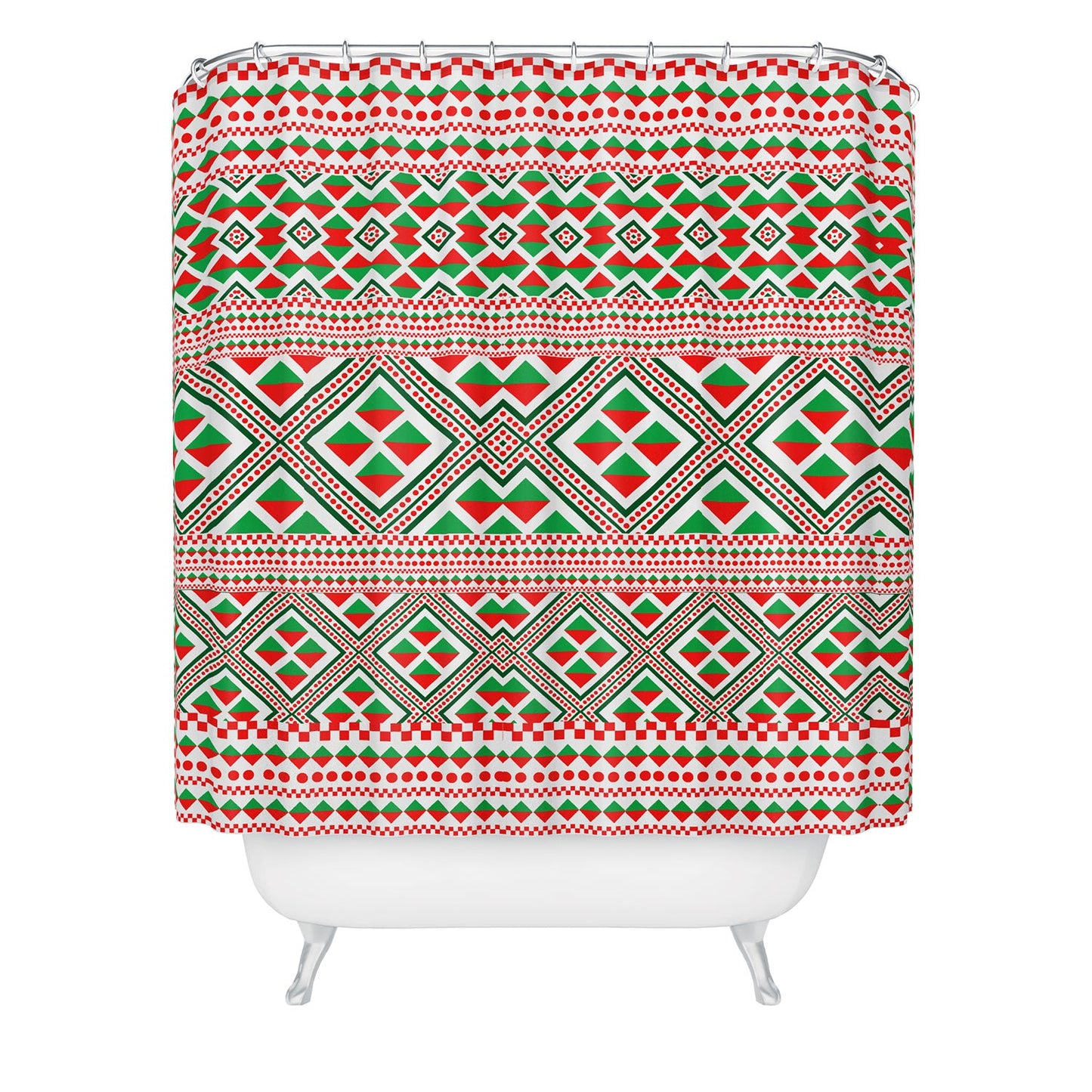 Gabriela Fuente Christmas Shower Curtain