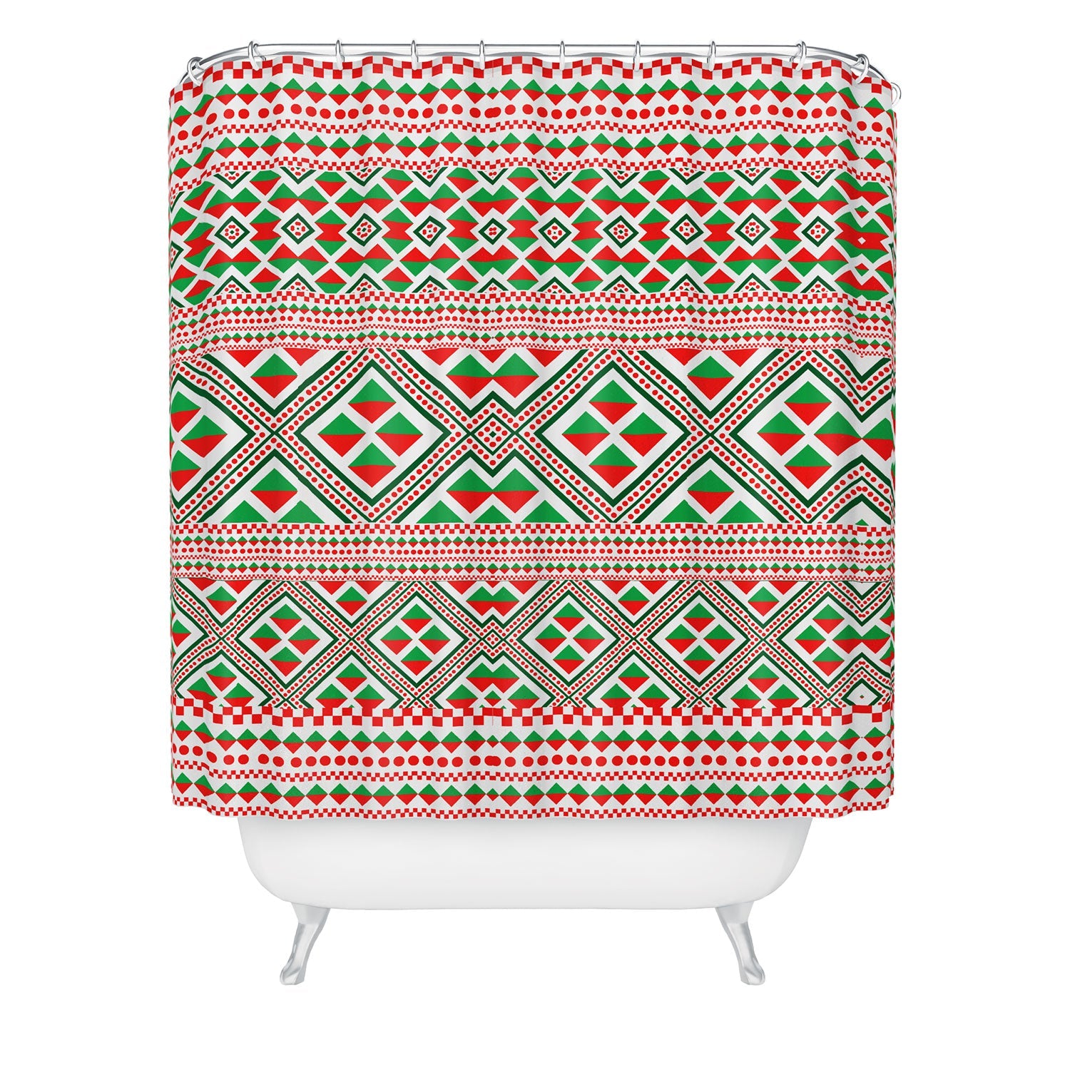 Gabriela Fuente Christmas Shower Curtain