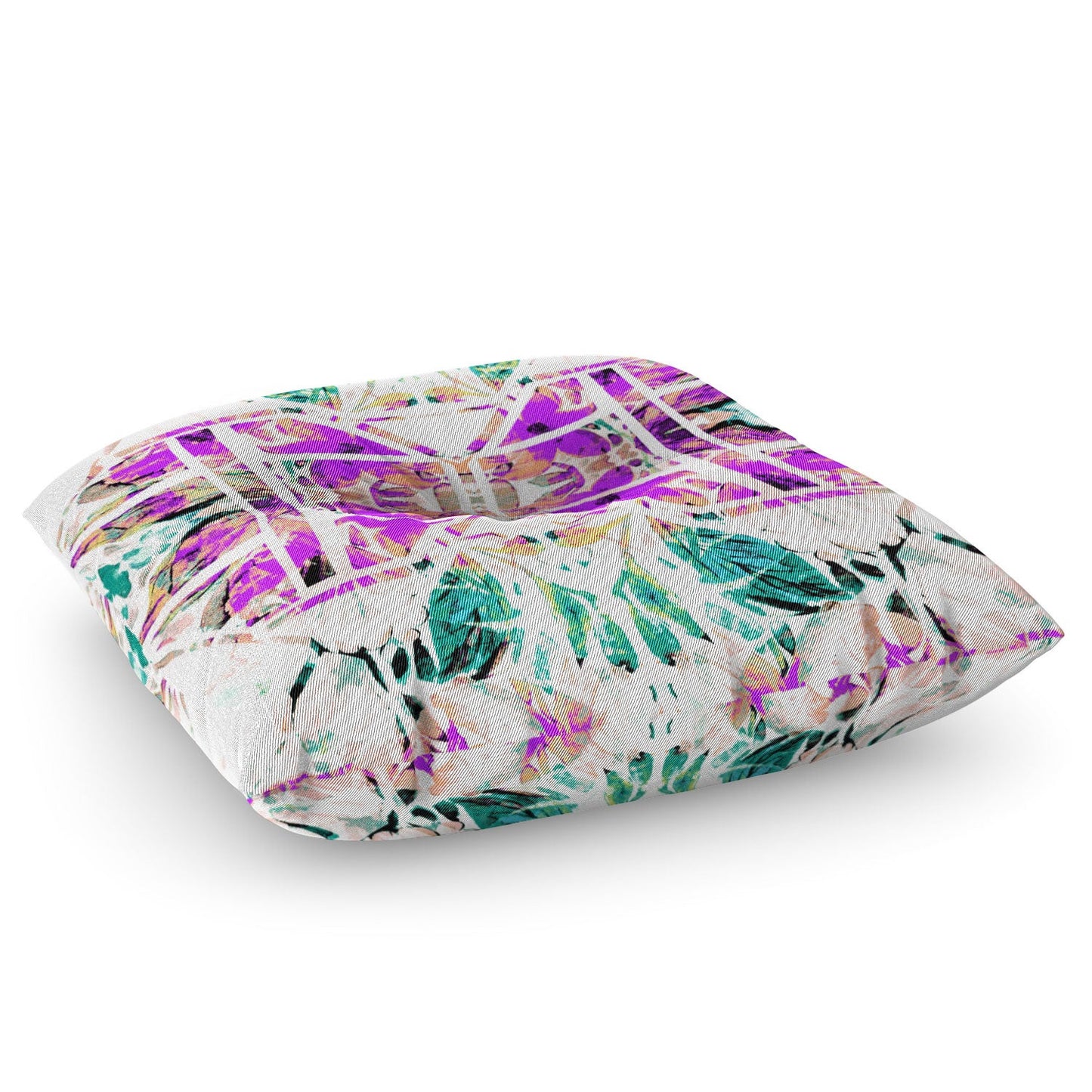 Gabriela Fuente geofloral Floor Pillow Square