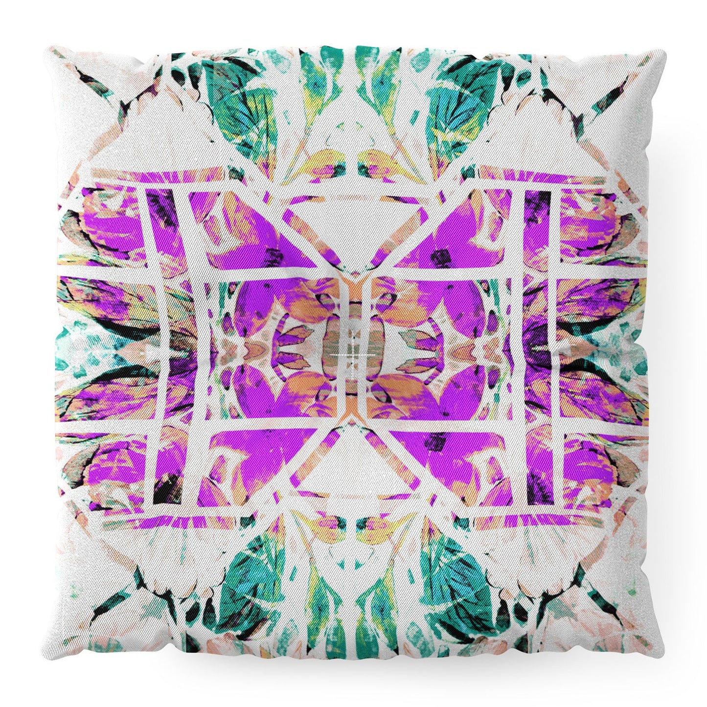 Gabriela Fuente geofloral Floor Pillow Square