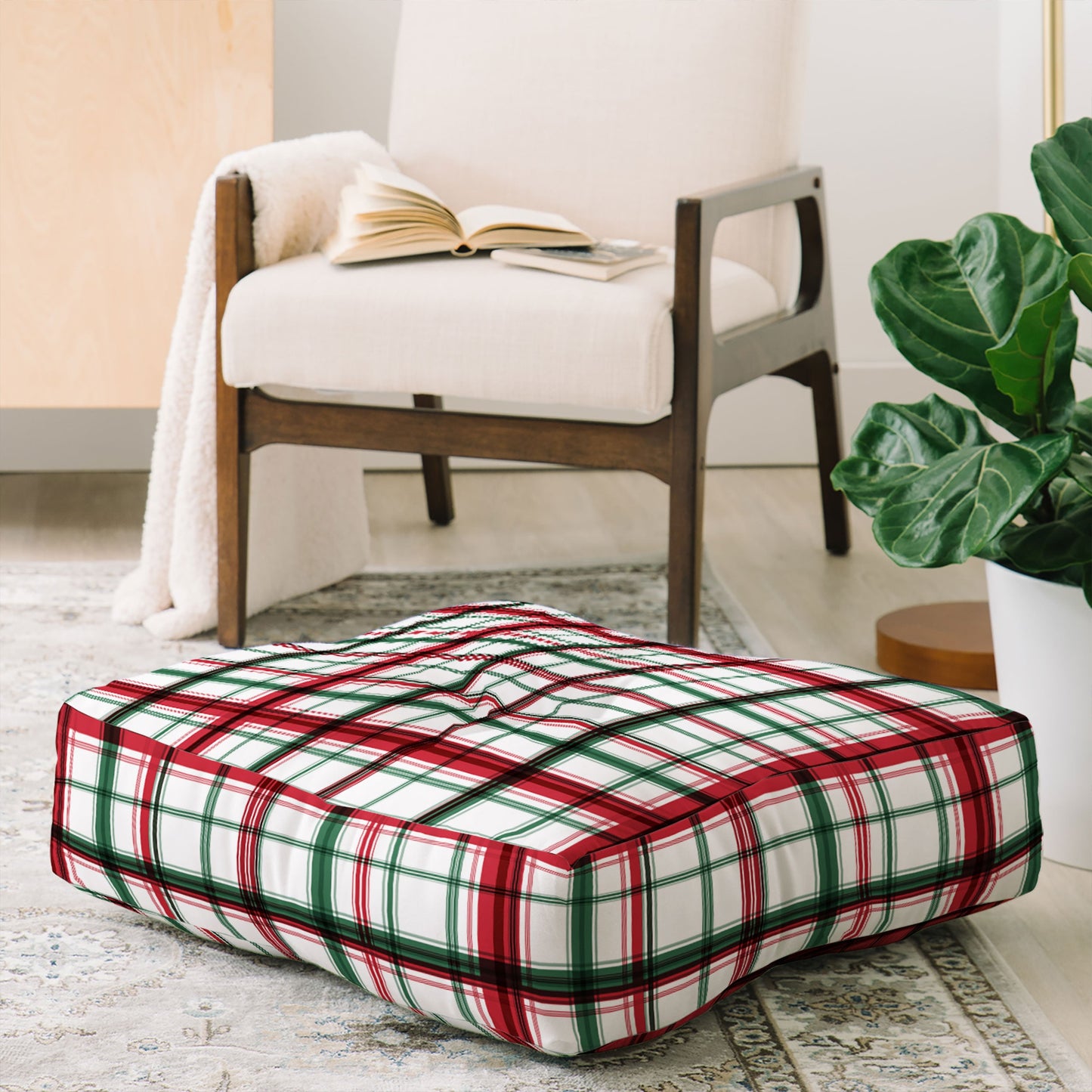 Gabriela Fuente Modern Tradition Floor Pillow Square