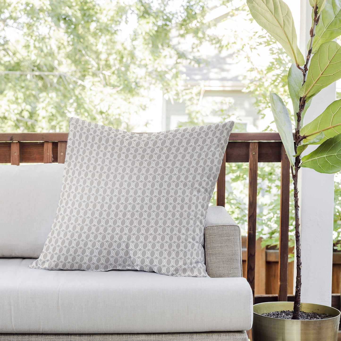 Gabriela Fuente Ooo Outdoor Throw Pillow