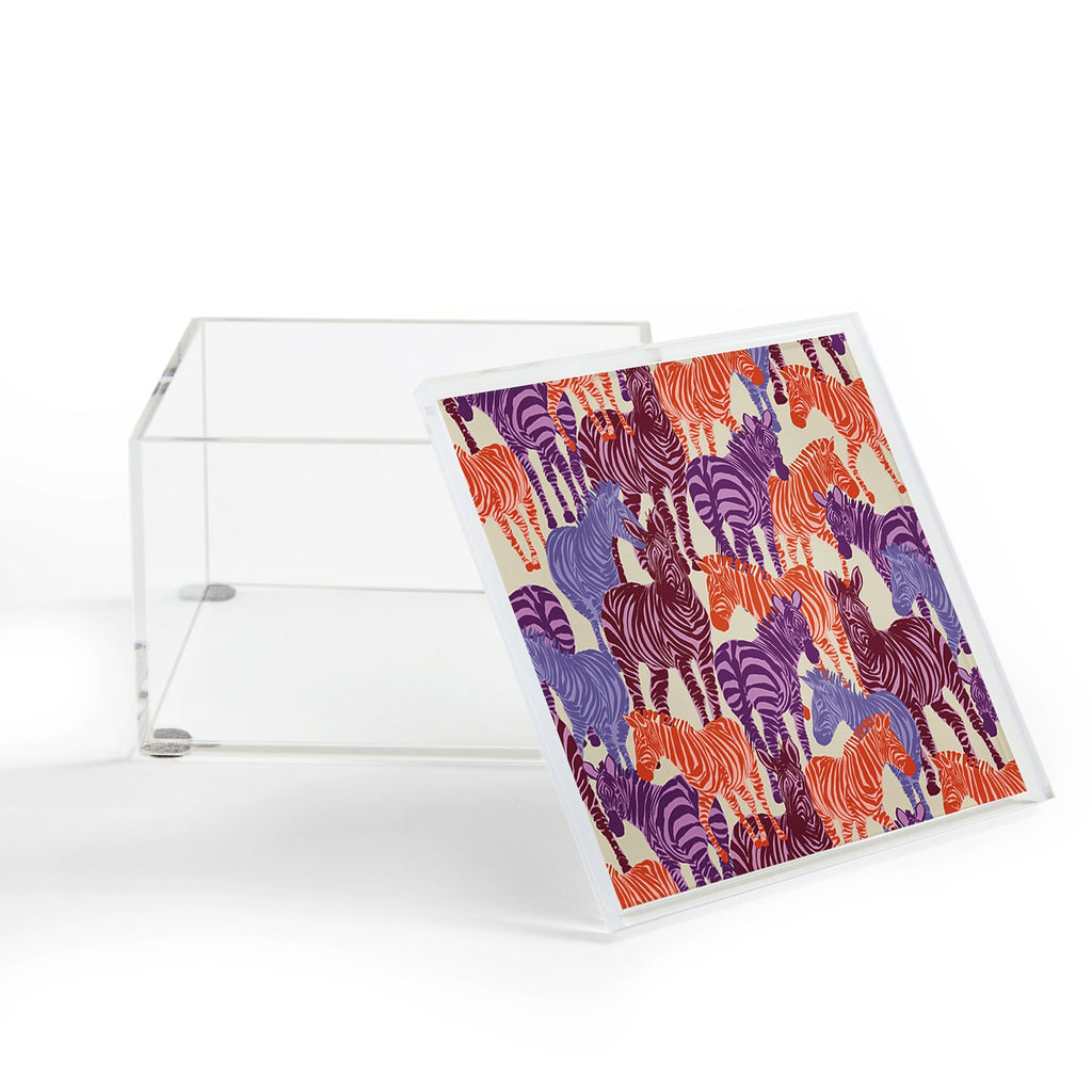 Gabriela Fuente Zebra Time Acrylic Box
