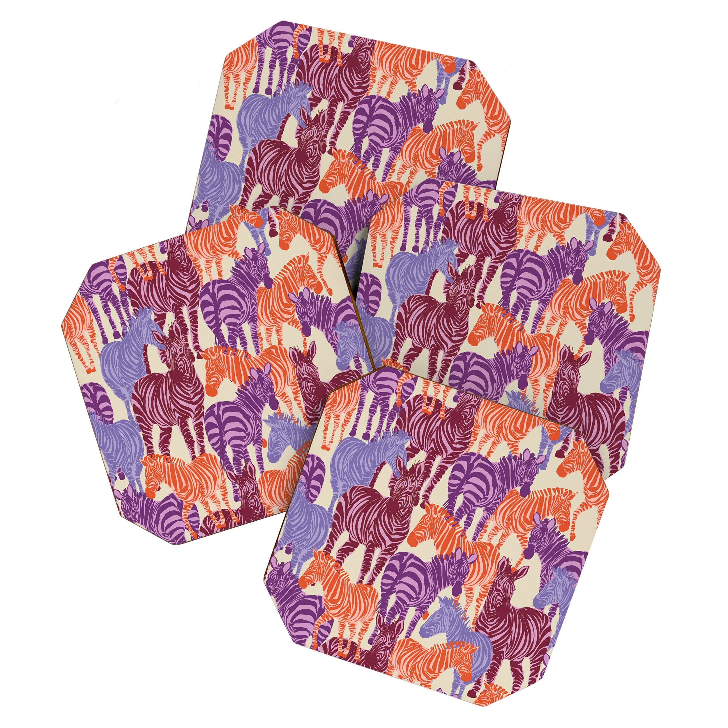 Gabriela Fuente Zebra Time Coaster Set