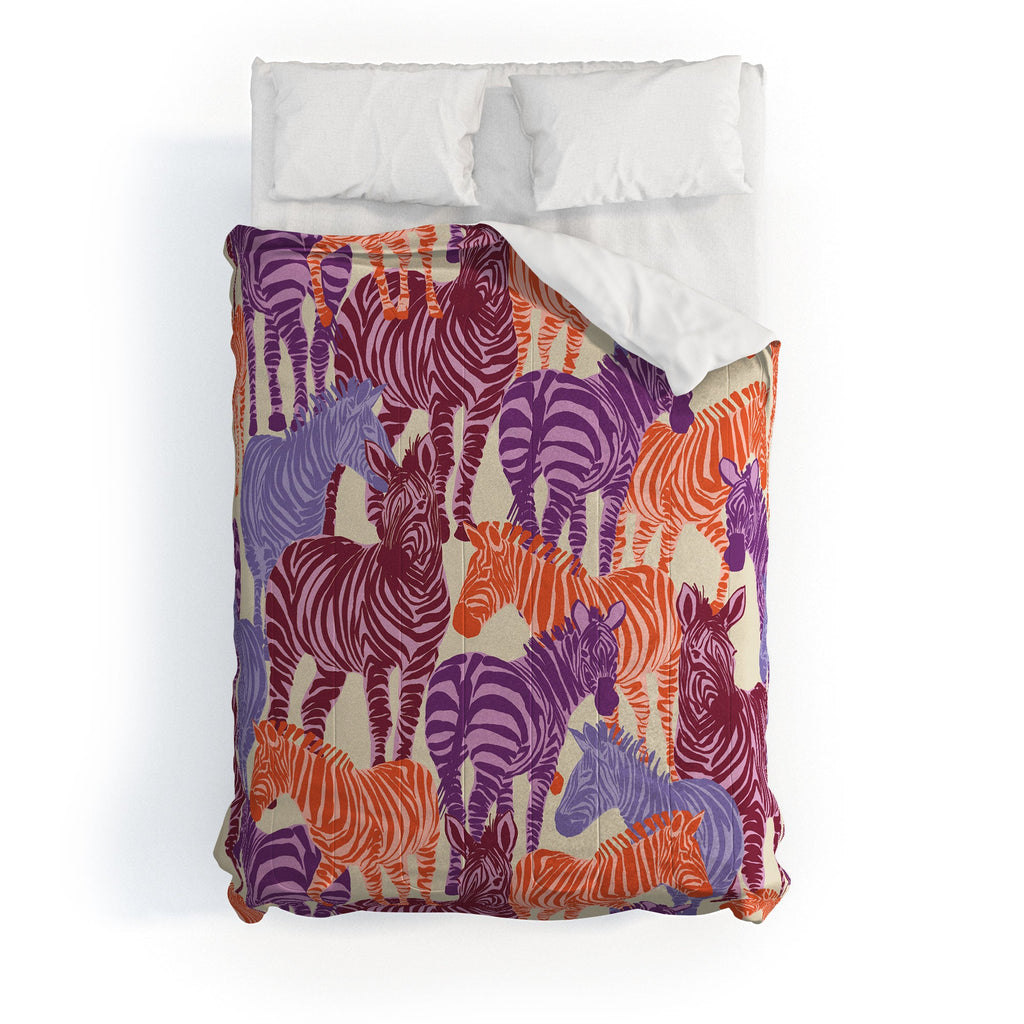 Gabriela Fuente Zebra Time Comforter