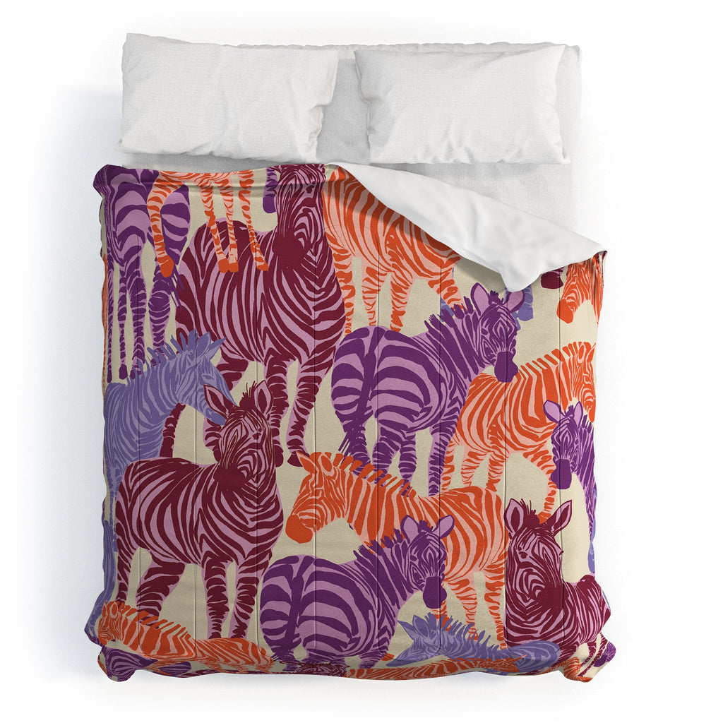Gabriela Fuente Zebra Time Comforter