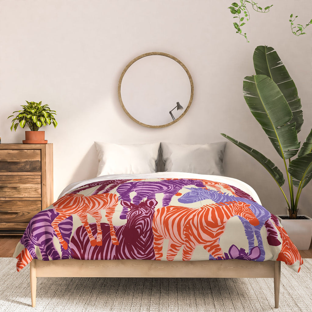 Gabriela Fuente Zebra Time Comforter