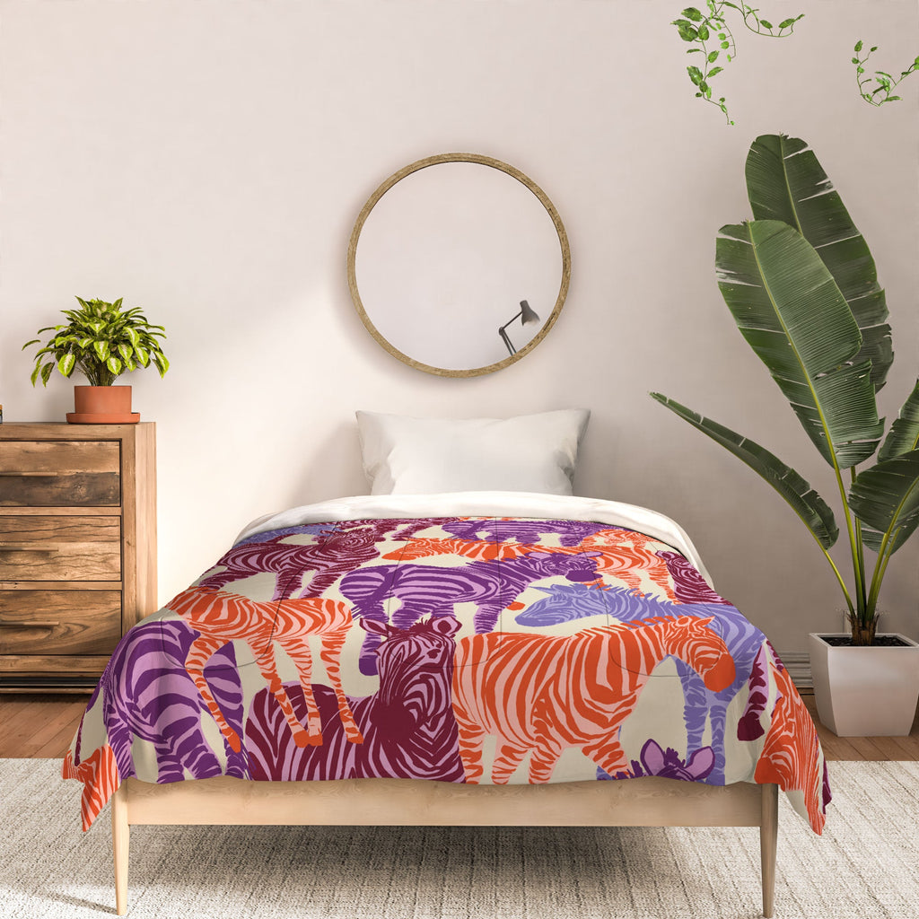 Gabriela Fuente Zebra Time Comforter