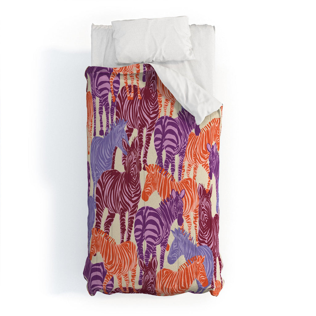 Gabriela Fuente Zebra Time Comforter