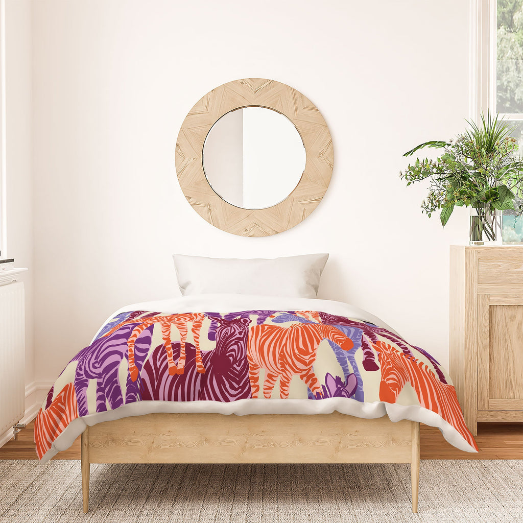 Gabriela Fuente Zebra Time Duvet Cover