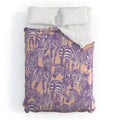 Gabriela Fuente Zebra Time Peach Comforter