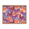 Gabriela Fuente Zebra Time Rectangular Tray