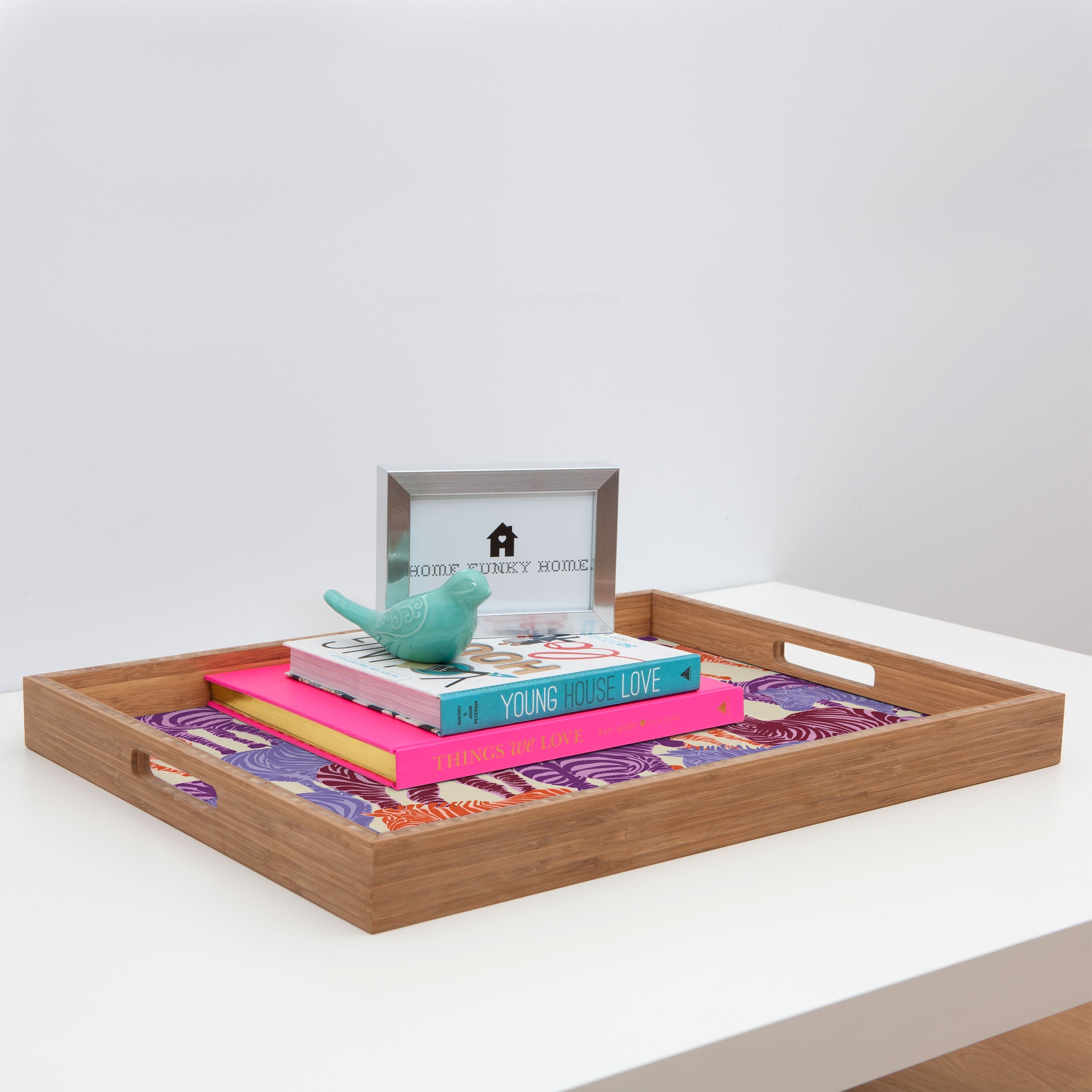 Gabriela Fuente Zebra Time Rectangular Tray