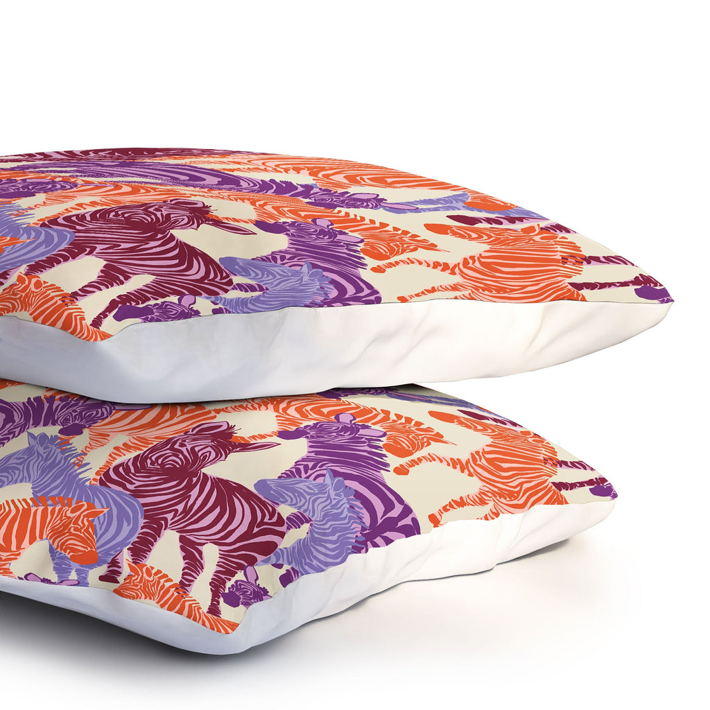 Gabriela Fuente Zebra Time Pillow Shams