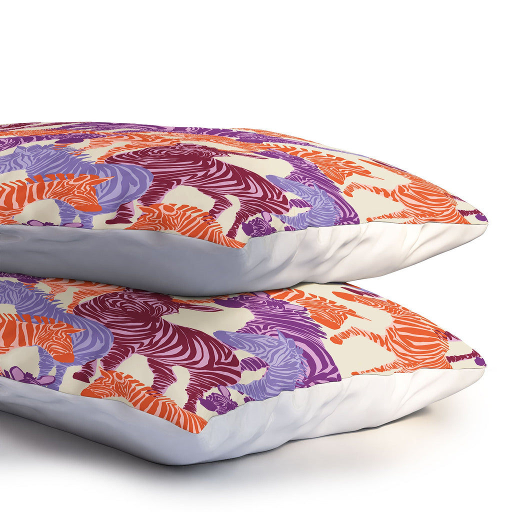 Gabriela Fuente Zebra Time Pillow Shams
