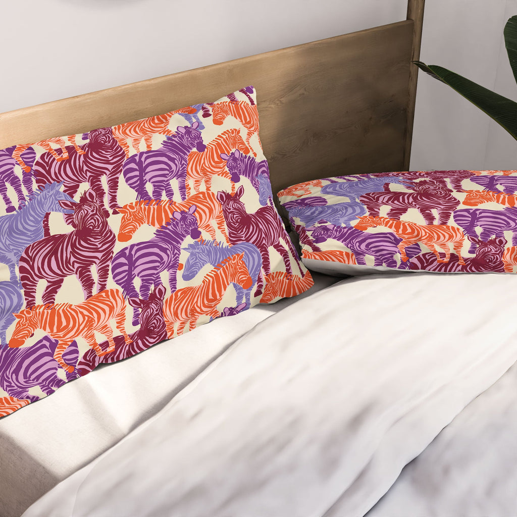 Gabriela Fuente Zebra Time Pillow Shams