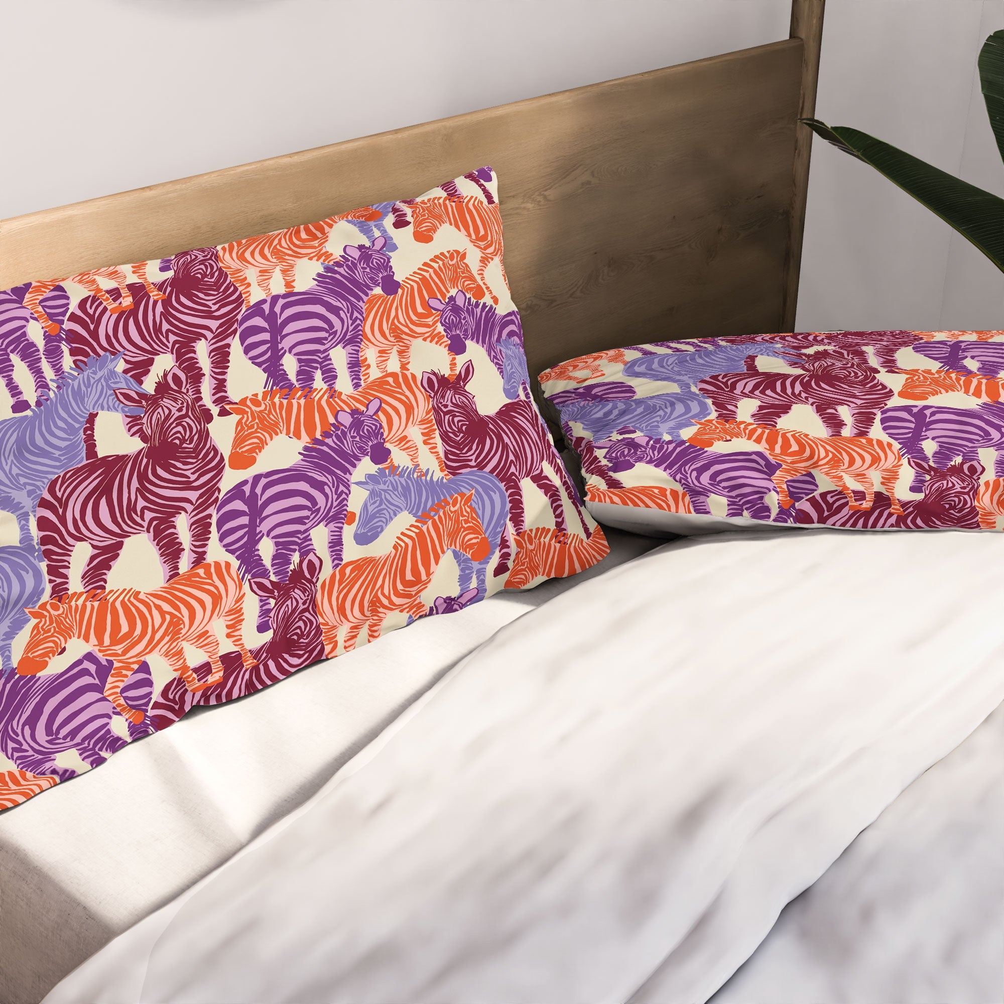 Gabriela Fuente Zebra Time Pillow Shams