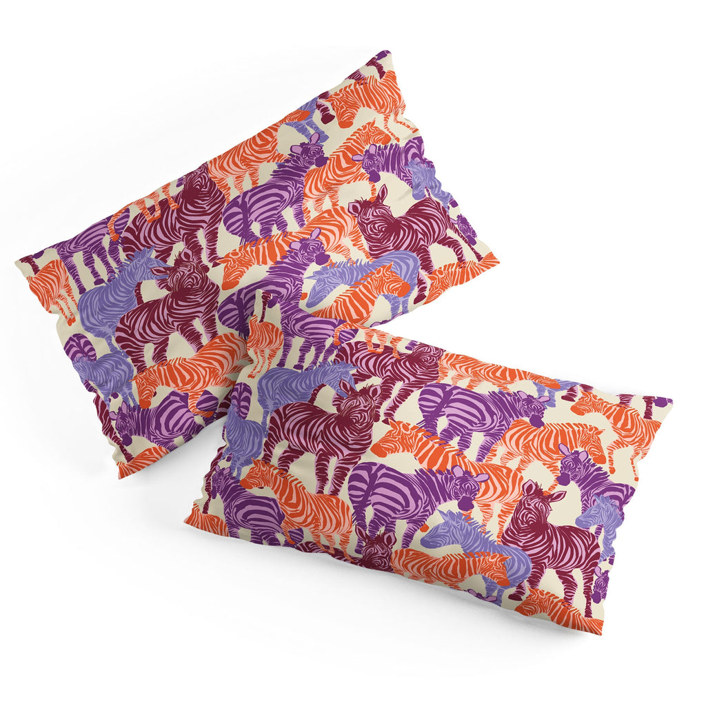 Gabriela Fuente Zebra Time Pillow Shams