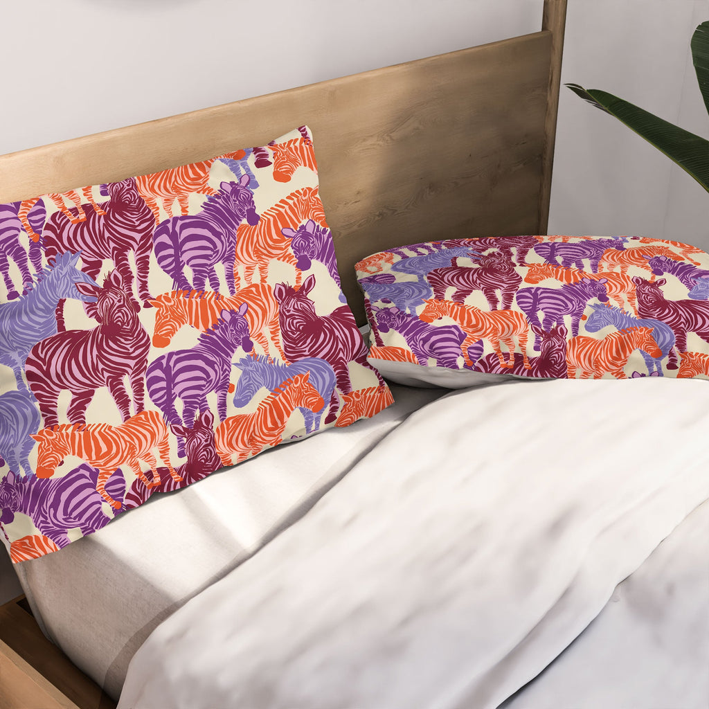 Gabriela Fuente Zebra Time Pillow Shams