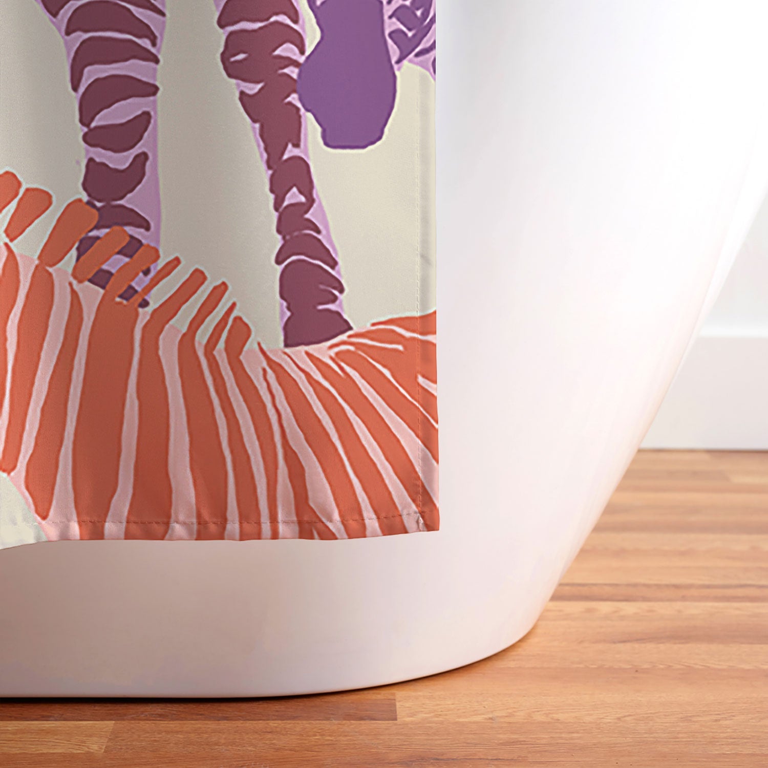 Gabriela Fuente Zebra Time Shower Curtain