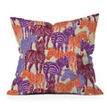 Gabriela Fuente Zebra Time Outdoor Throw Pillow