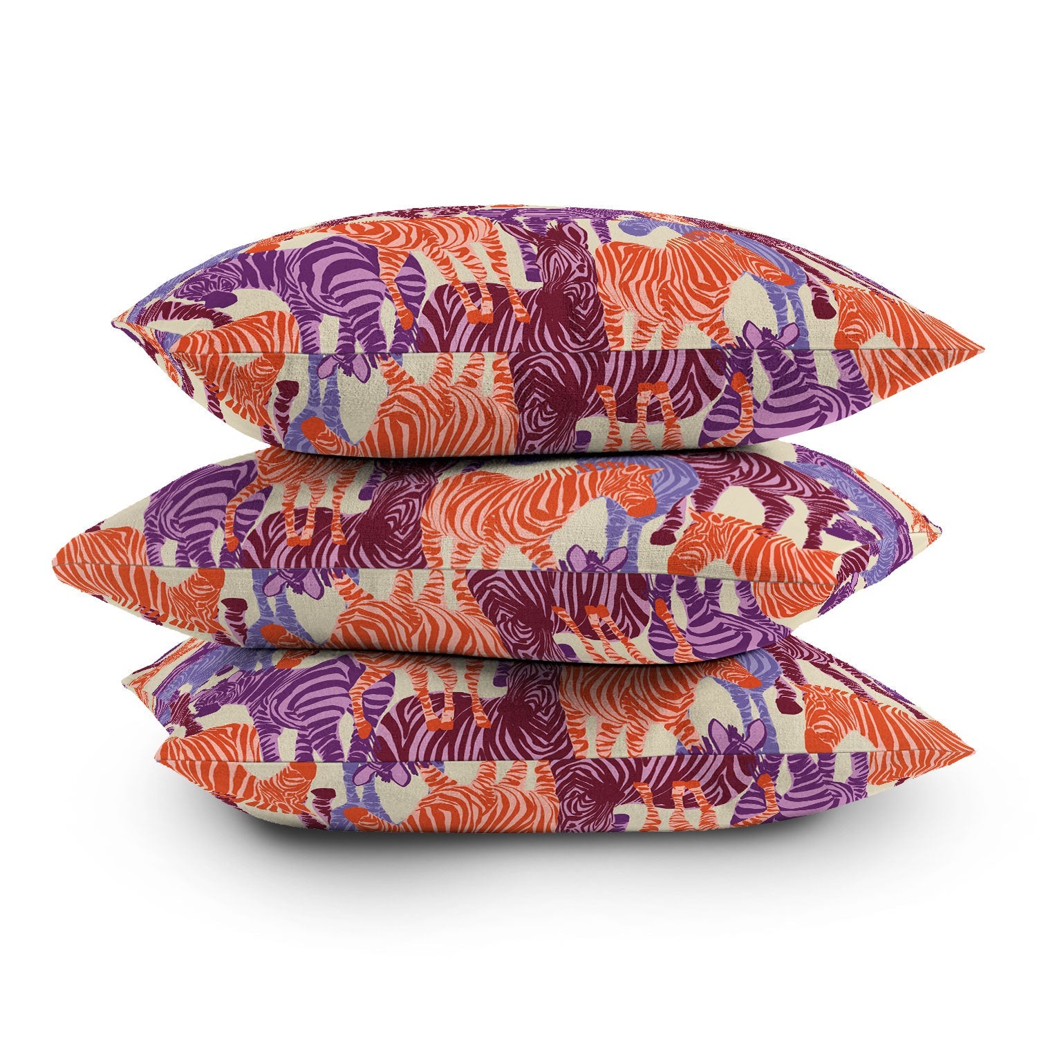 Gabriela Fuente Zebra Time Outdoor Throw Pillow