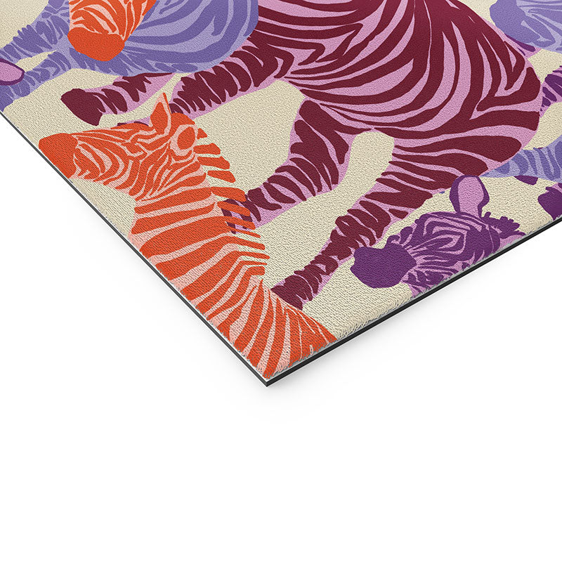 Gabriela Fuente Zebra Time Welcome Mat