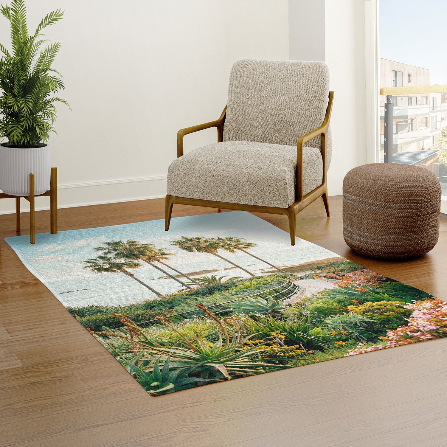 Gal Design Beachside Bloom Area Rug