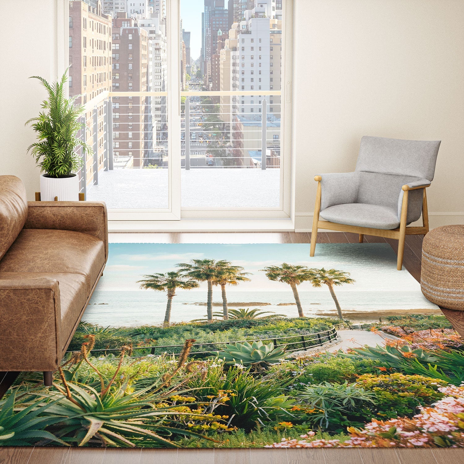 Gal Design Beachside Bloom Area Rug