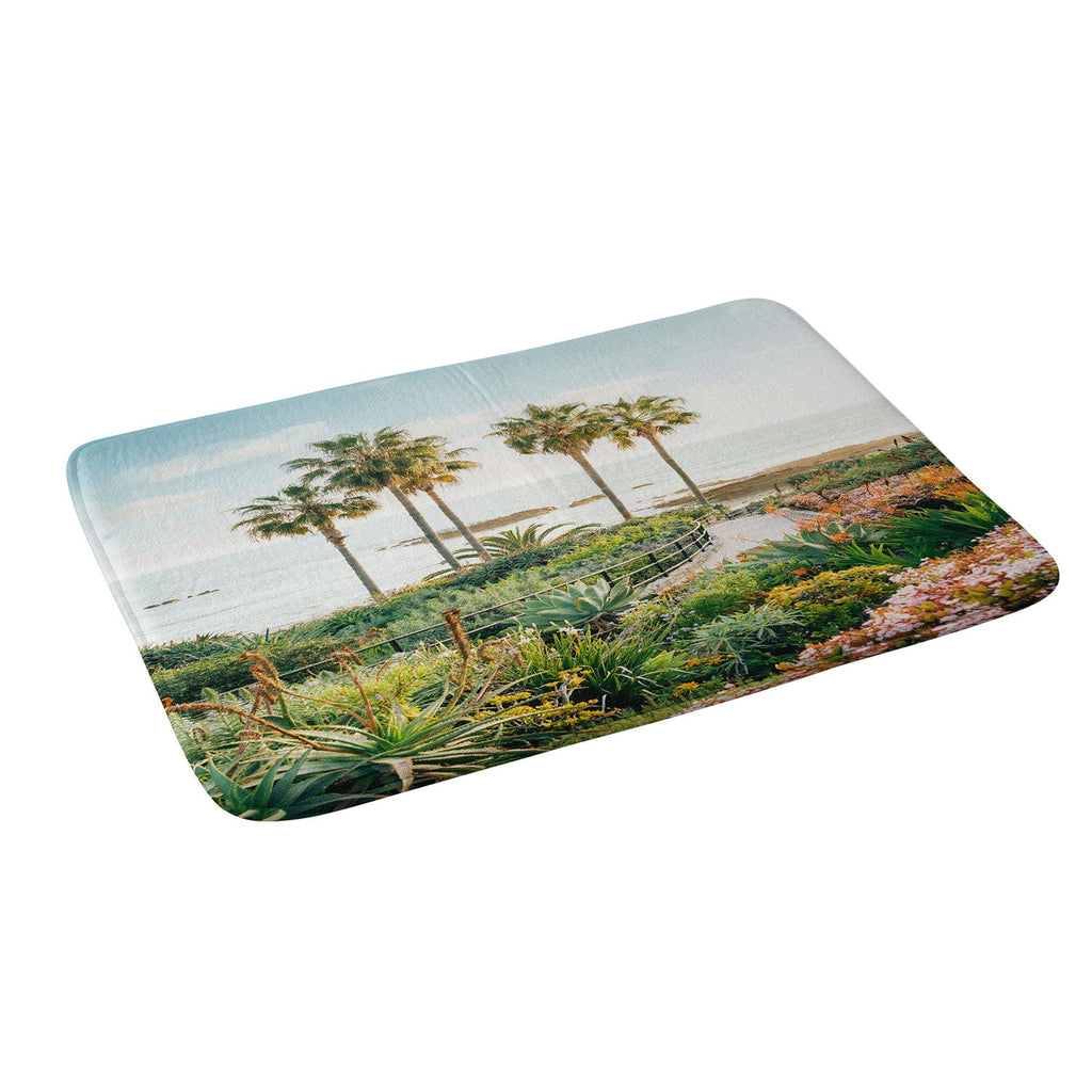 Gal Design Beachside Bloom Memory Foam Bath Mat