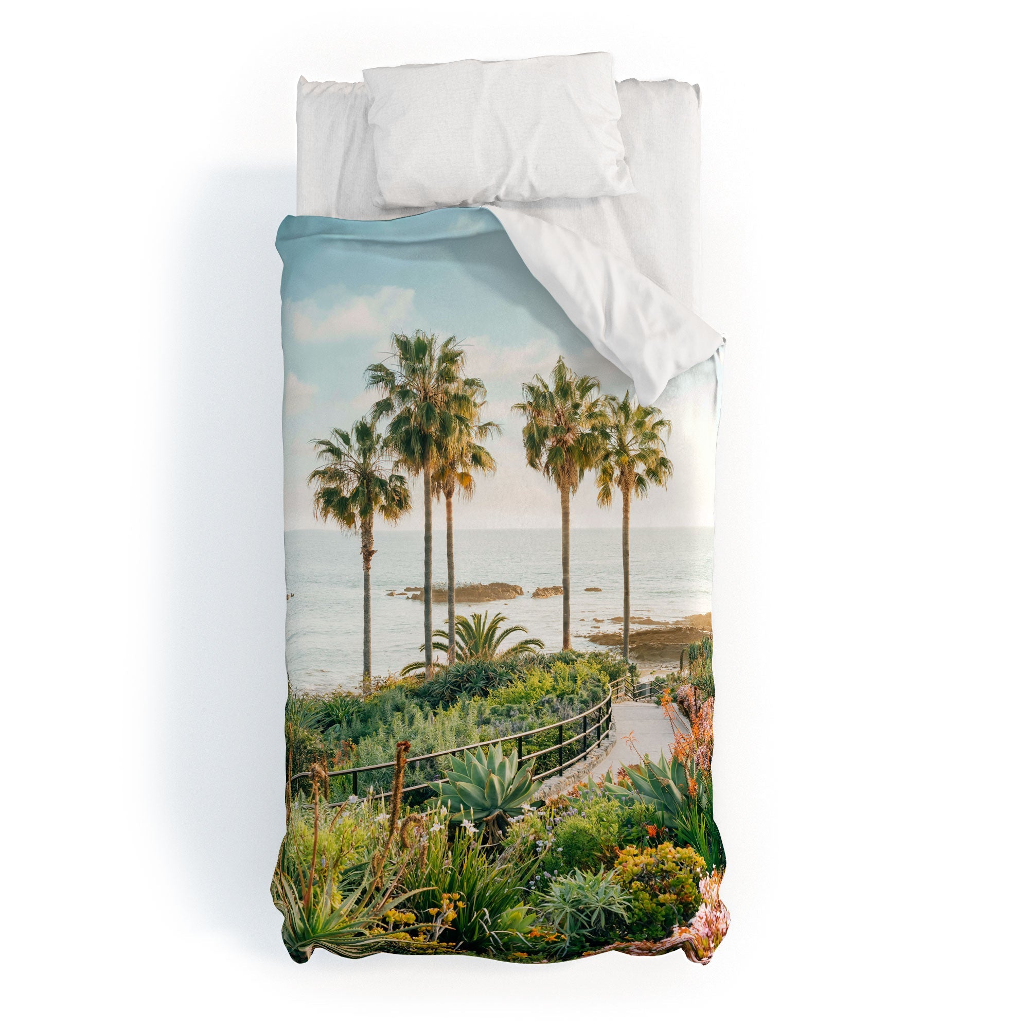 Gal Design Beachside Bloom Duvet Cover