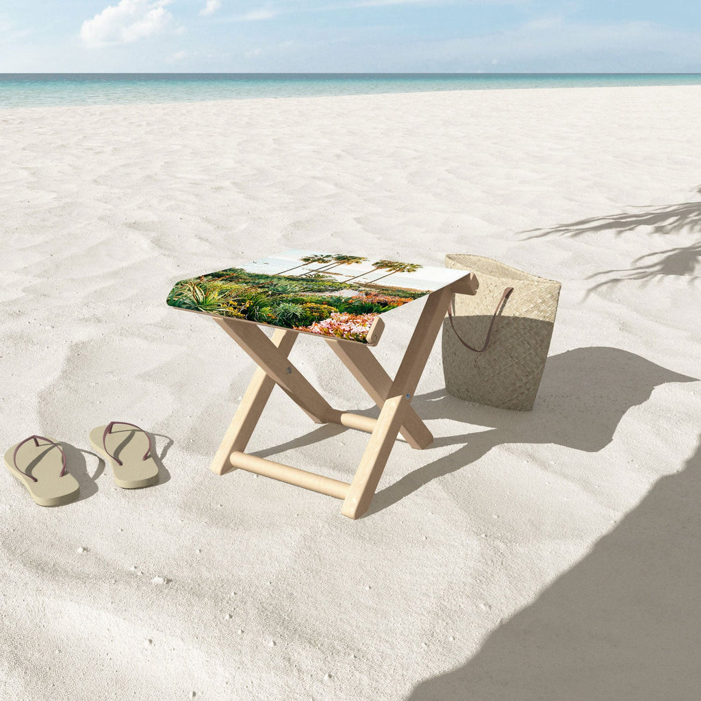 Gal Design Beachside Bloom Folding Stool