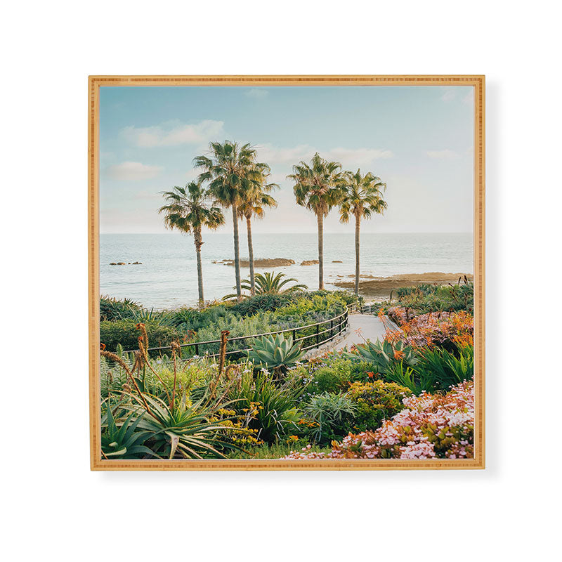 Gal Design Beachside Bloom Framed Wall Art