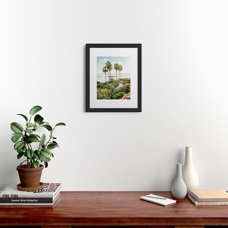 Gal Design Beachside Bloom Framed Art Print