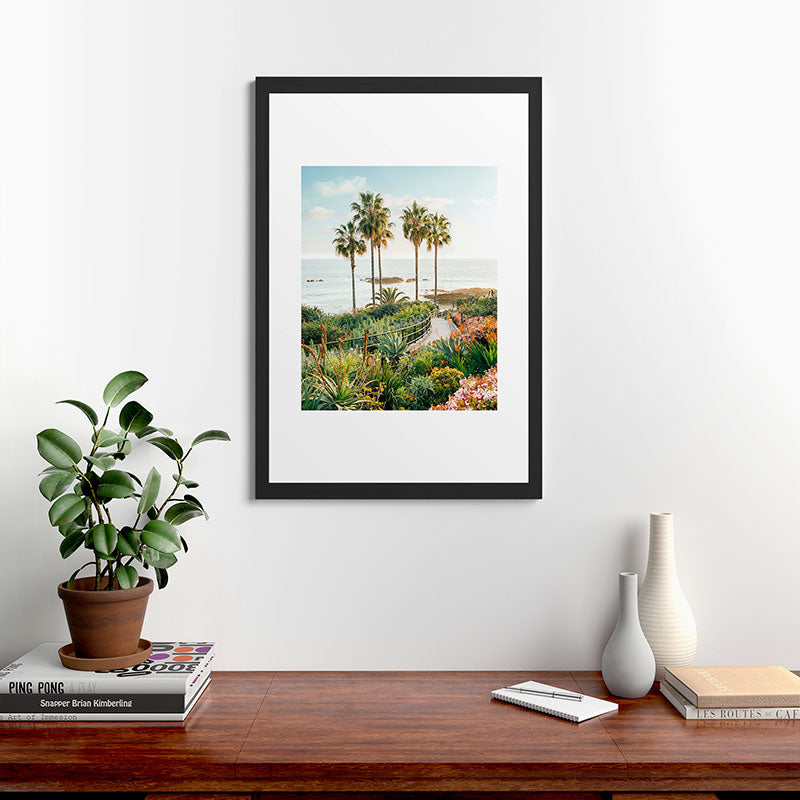 Gal Design Beachside Bloom Framed Art Print
