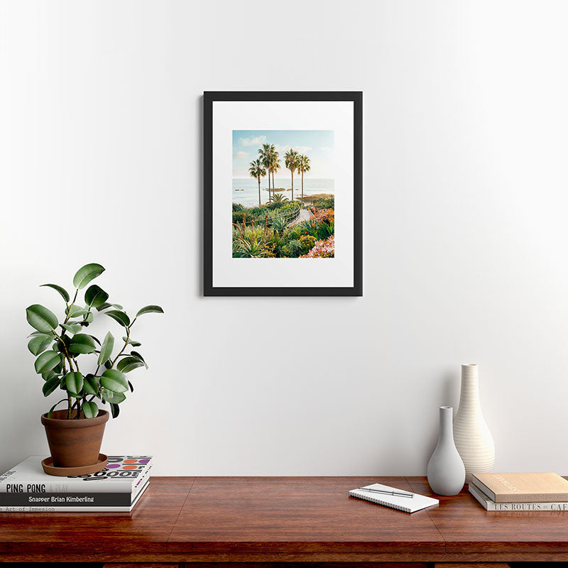 Gal Design Beachside Bloom Framed Art Print
