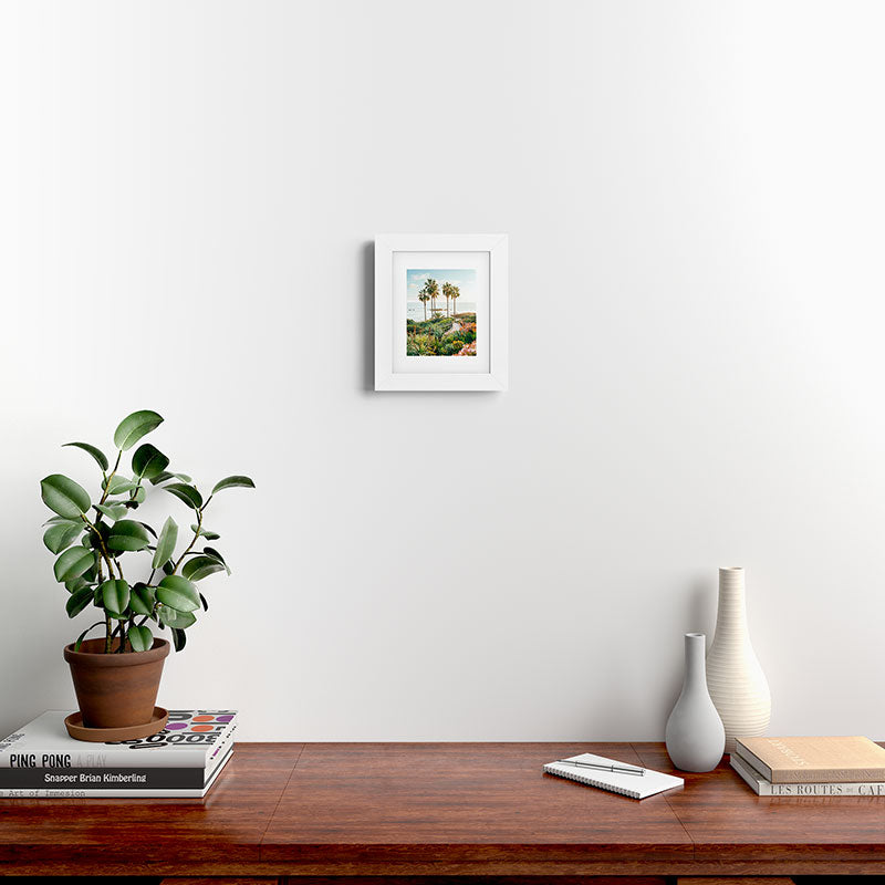 Gal Design Beachside Bloom Framed Art Print