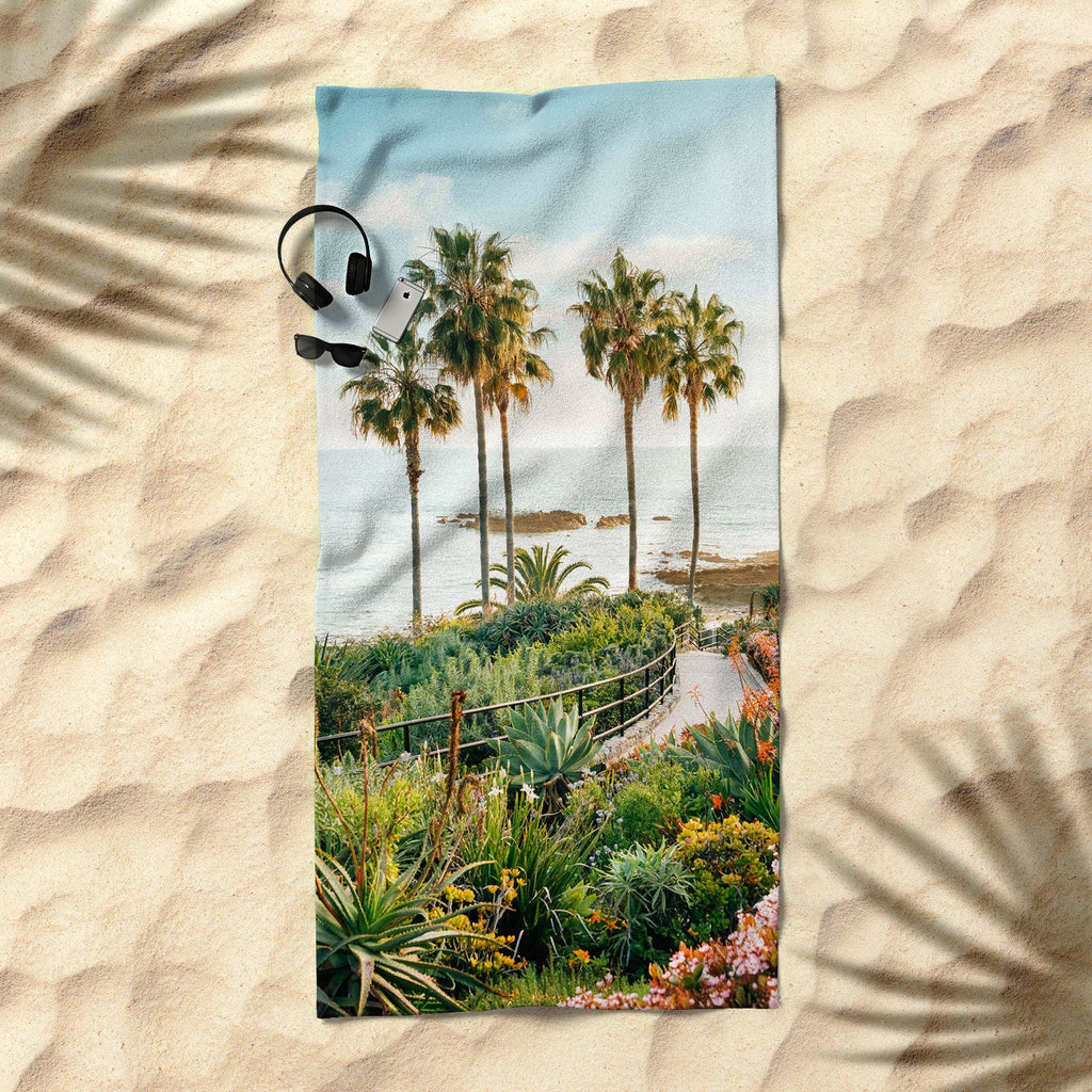 Gal Design Beachside Bloom Beach Towel