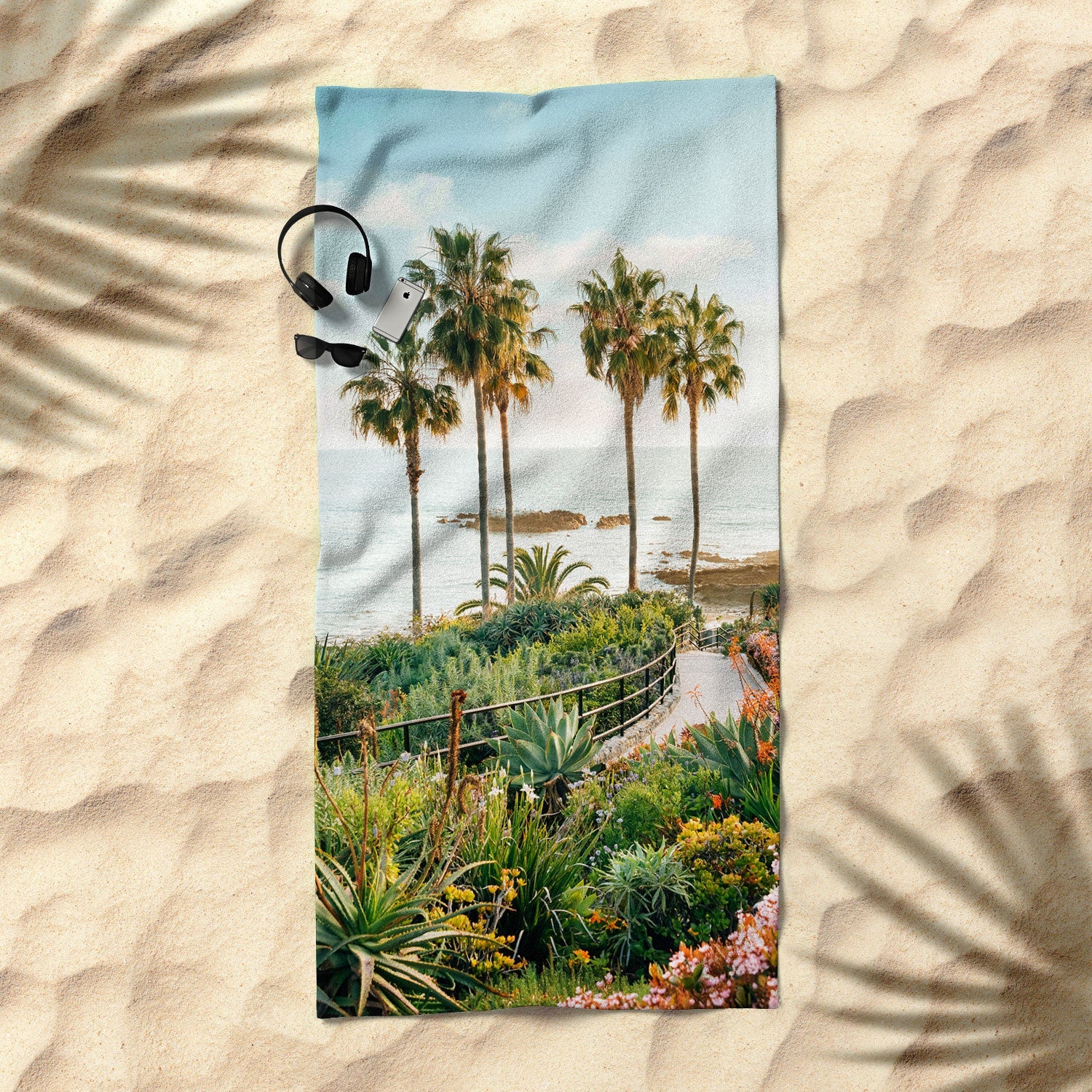Gal Design Beachside Bloom Beach Towel