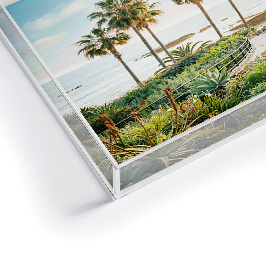 Gal Design Beachside Bloom Acrylic Tray