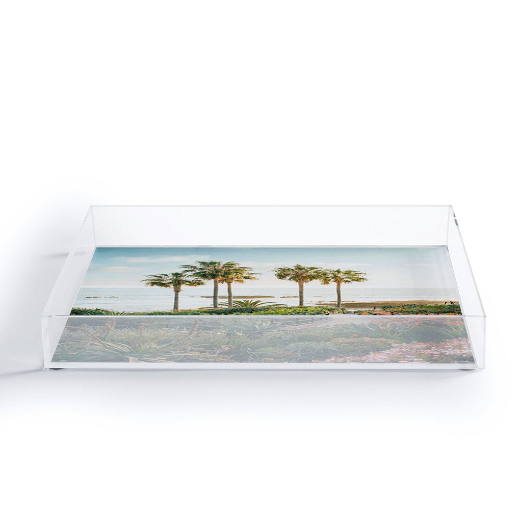 Gal Design Beachside Bloom Acrylic Tray
