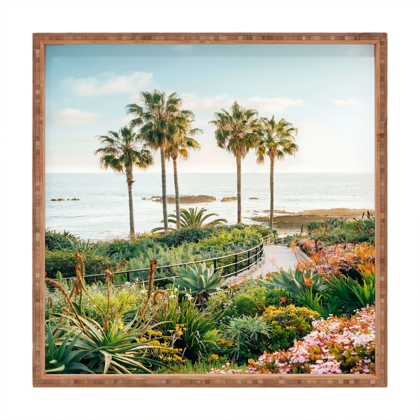 Gal Design Beachside Bloom Square Tray