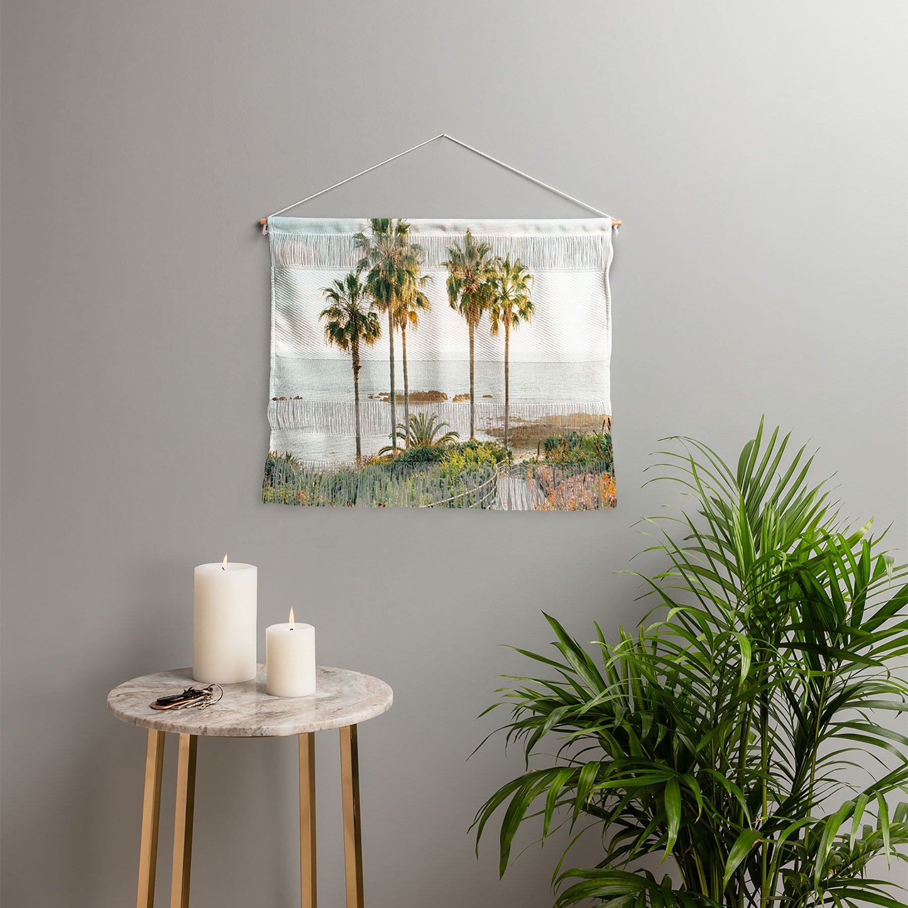 Gal Design Beachside Bloom Wall Hanging Landscape
