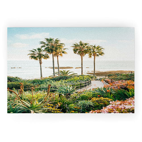 Gal Design Beachside Bloom Welcome Mat