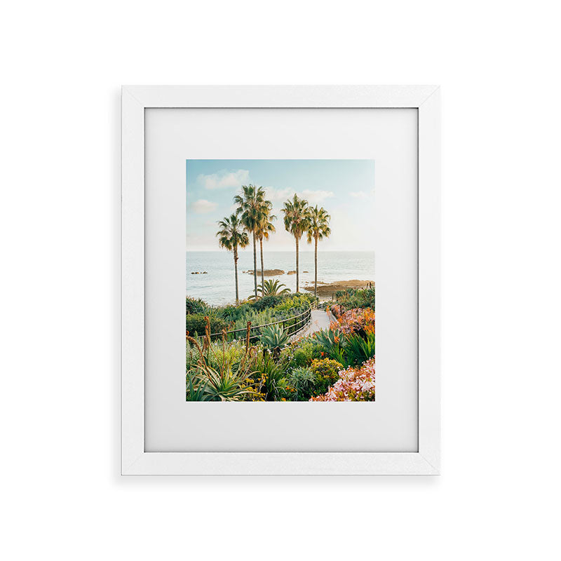 Gal Design Beachside Bloom Framed Art Print