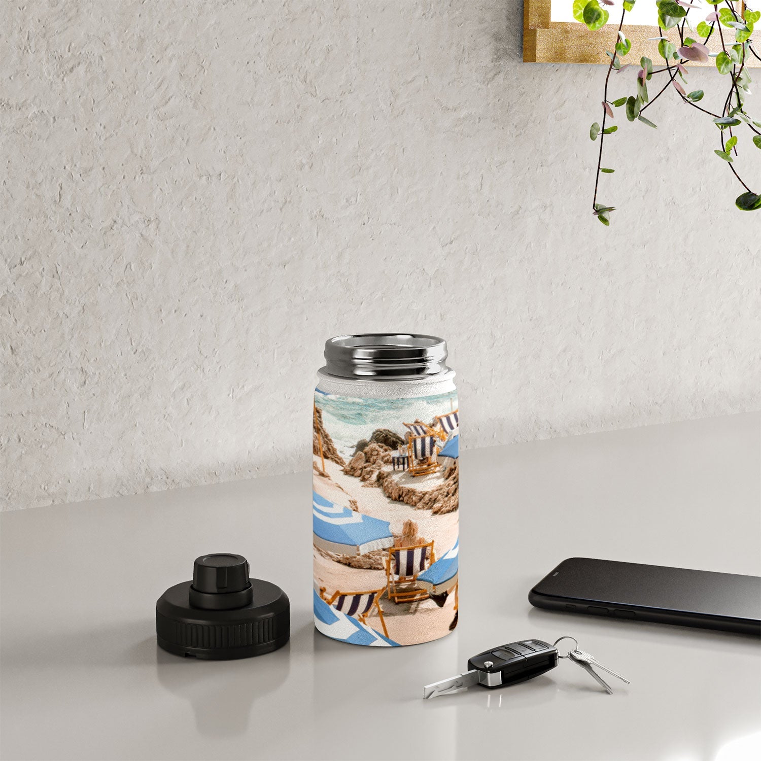 Gal Design La Fontelina Beach Water Bottle