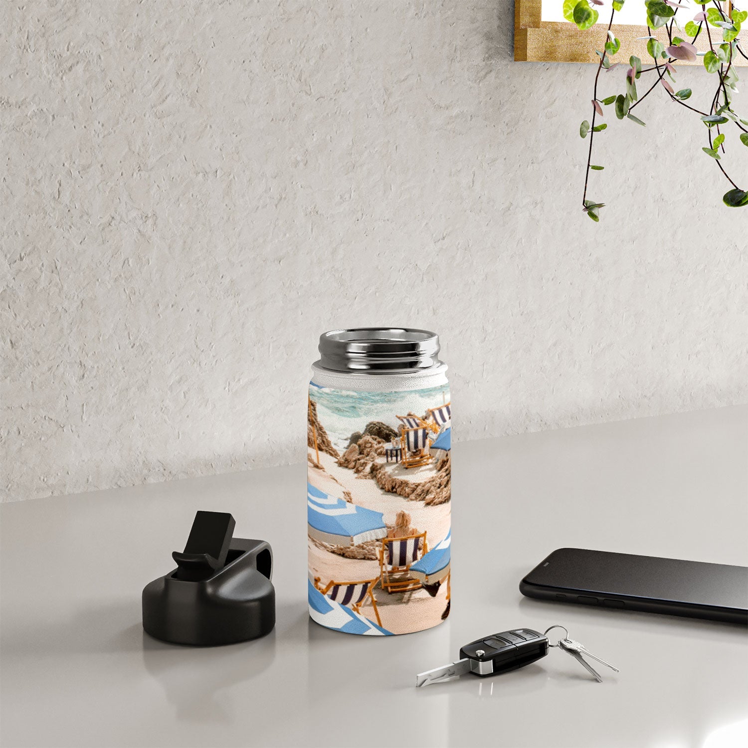 Gal Design La Fontelina Beach Water Bottle